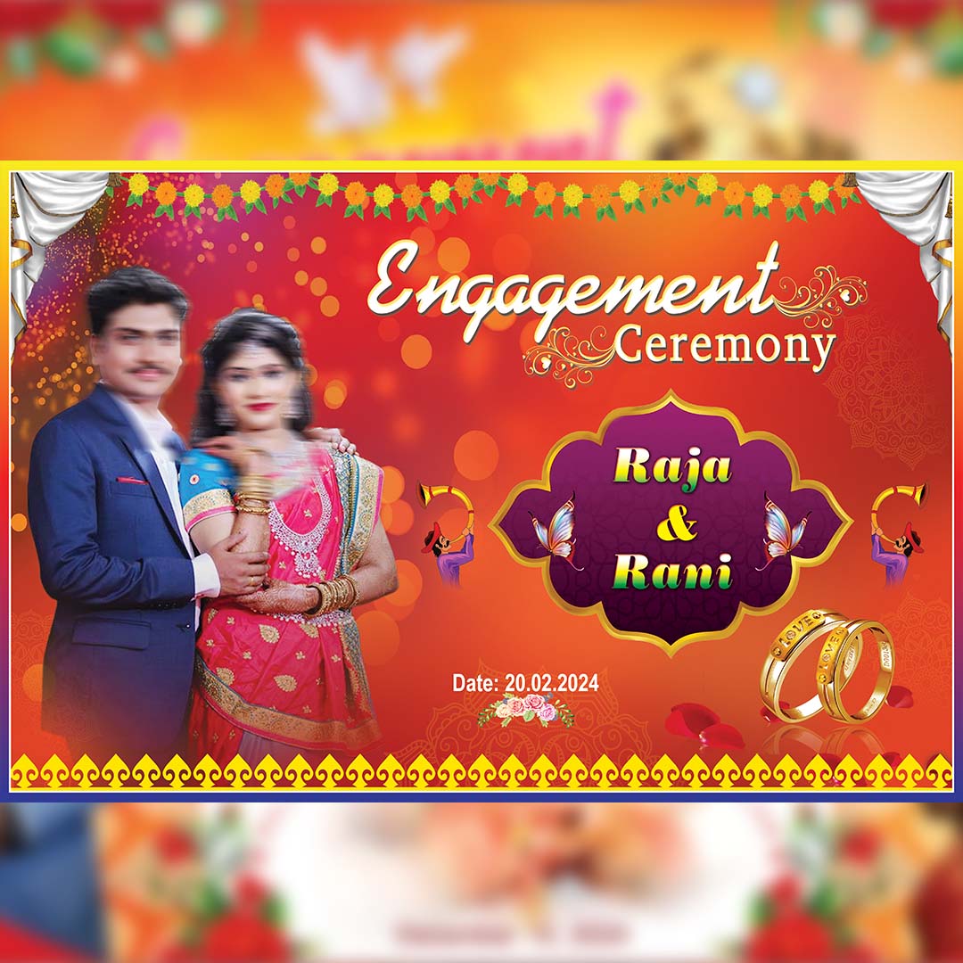 Top 10 Indian Engagement Invitation Templates - Crafty Art