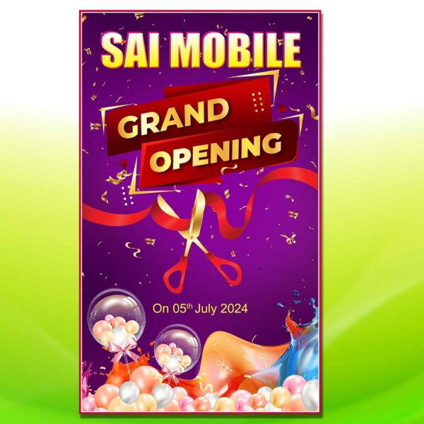 Grand Opening Banner PSD 5