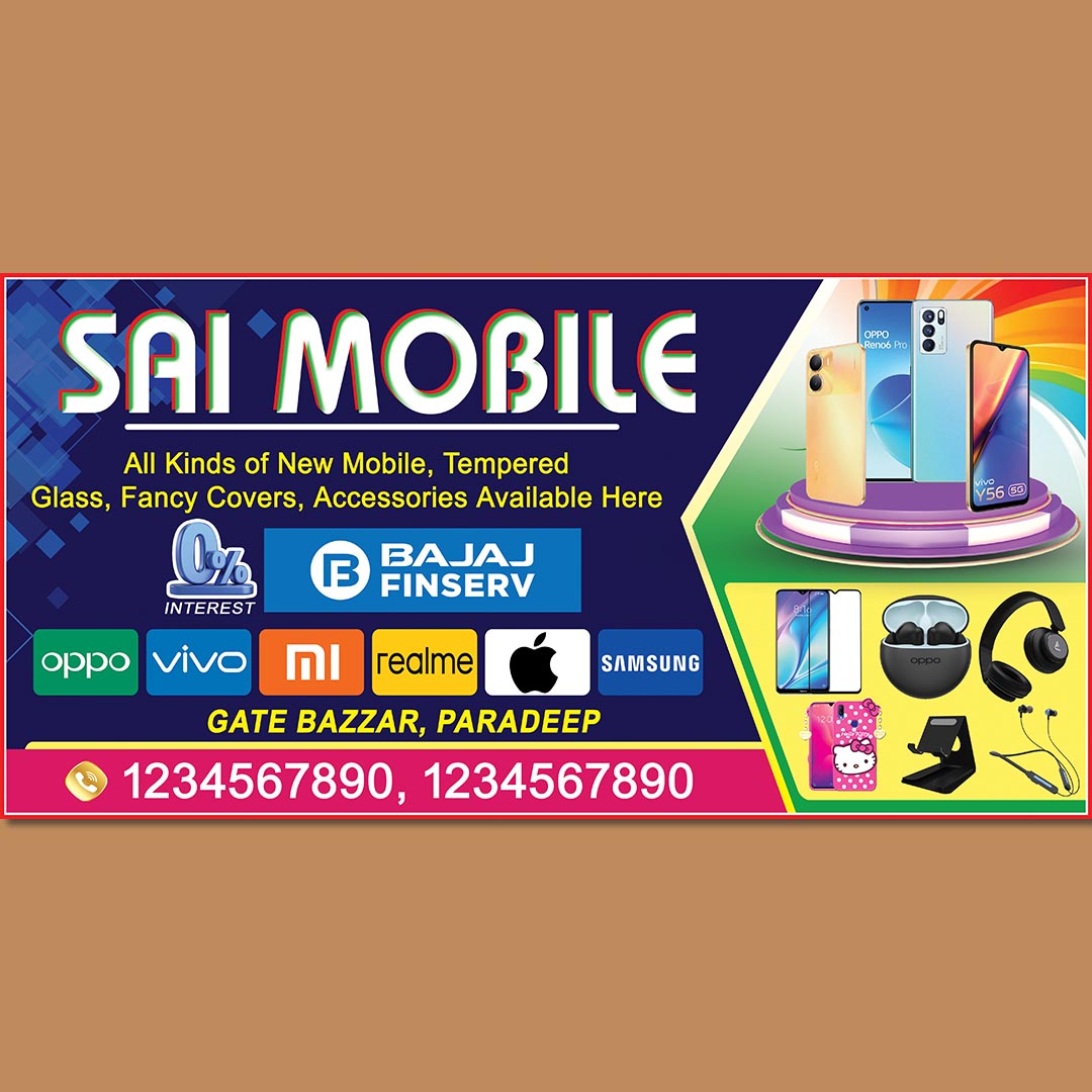 4 Mobile Shop Banner PSD Graphics Point Store