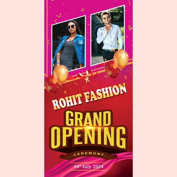 grand opening hindi banner psd 2