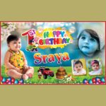 birthday banner psd