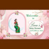 Baby shower banner psd 2