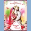 wedding standing banner psd