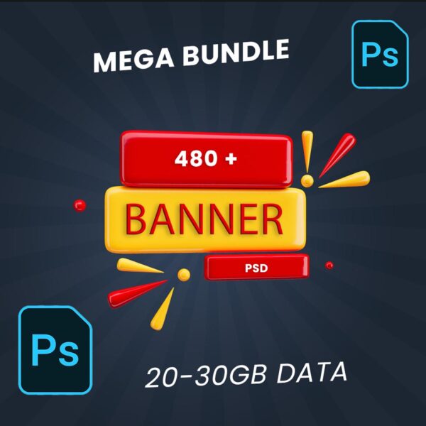 480+ Banner Psd Mega Bundle