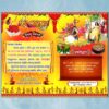 Raja Mahostav Invitatation Card back