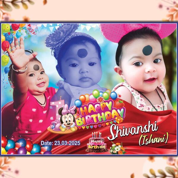 Birthday Banner PSD