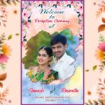 Wedding Reception Standee Banner