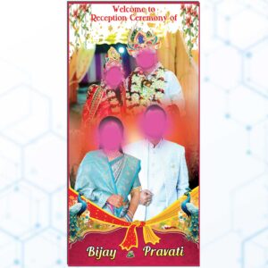 Reception Standee Banner psd