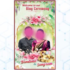 Ring Ceremony Banner PSD