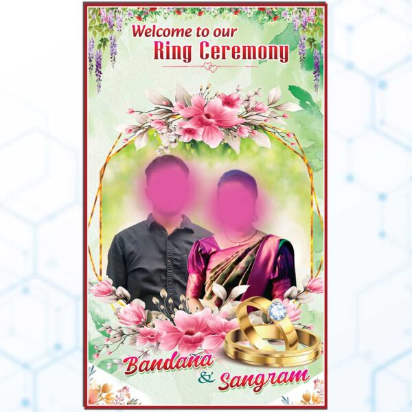 Ring Ceremony Banner PSD