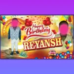 Birthday Banner PSD 5x3