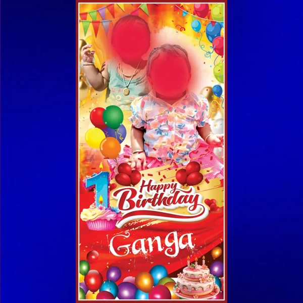 birthday banner psd
