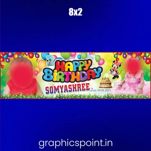 birthday banner psd