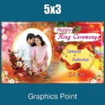 Ring Ceremony Banner PSD