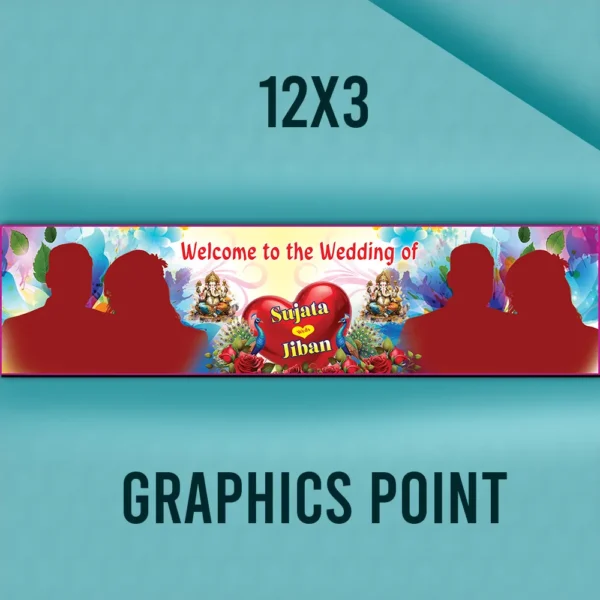 Wedding Top Banner PSD