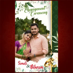 Ring Ceremony Standee Banner PSD