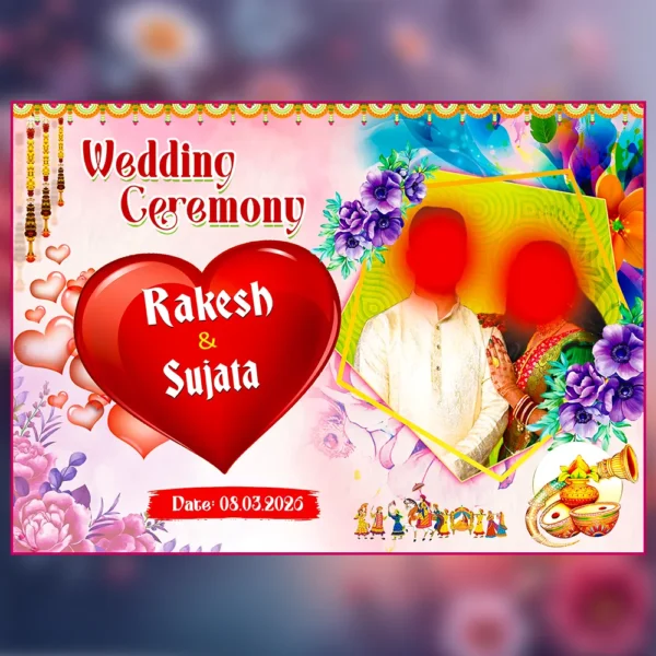 trending wedding banner psd