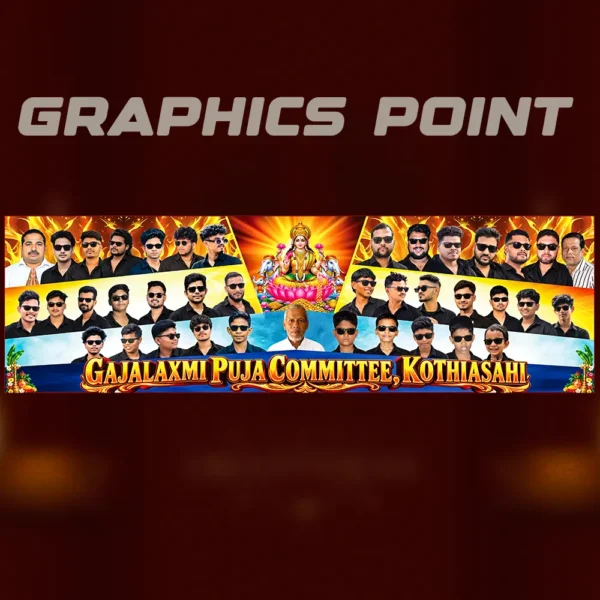 Laxmi Puja Group Banner PSD